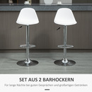 Bild 4 von HOMCOM 2er-Set Barhocker Barstühle Drehstühle mit Lehne modernem Design höhenverstellbar für Barthek