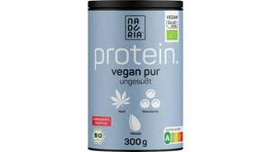 NADURIA Bio Protein Vegan Pur, ungesüßt, 300 g