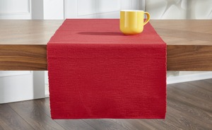HOME STORY Tischläufer  Bella rot Reine Baumwolle, 100% Baumwolle Maße (cm): B: 40 Heimtextilien