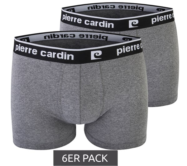 Bild 1 von 6er Pack Pierre Cardin Herren Boxershorts Unterwäsche in verschiedenen Farben