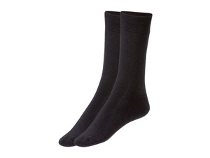 LIVERGY Herren Socken Thermo, 2 Paar, mit hohem Bio-Baumwollanteil