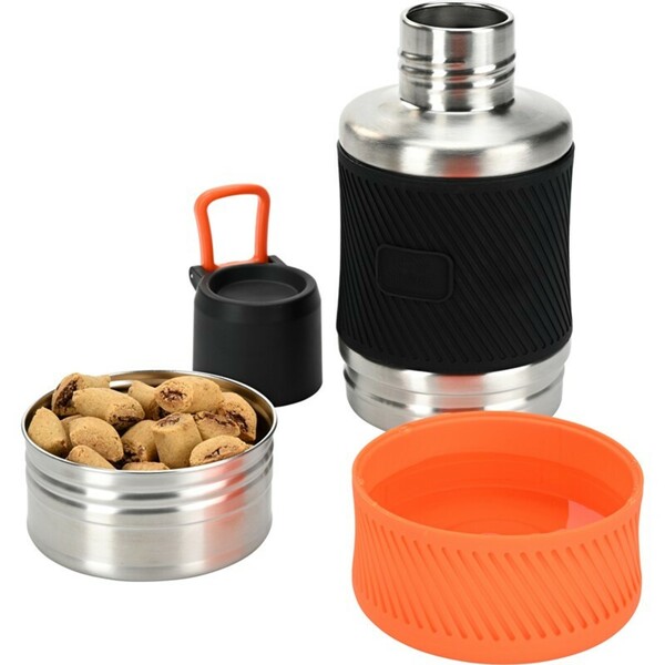 Bild 1 von Dogs Creek Carry Reise Set Futter- und Wasserbehälter 800ml orange