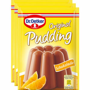 Dr. Oetker 2 x Pudding Schokolade, 3er Pack