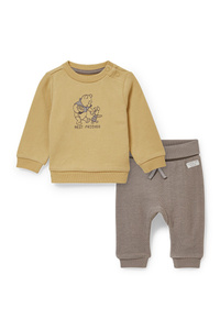 C&A Winnie Puuh-Baby-Outfit-2 teilig, Gelb, Größe: 56