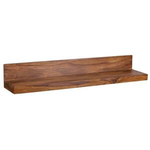 CASAVANTI Wandboard 110 cm braun - Massiv - Holz - gebeizt - Breite 110 cm - Höhe 17 cm - Tiefe 24 cm - braun - Sheesham
