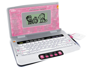 VTECH Schulstart Laptop E Kinderlerncomputer, Pink