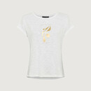 Bild 1 von T-Shirt im Baumwolle-Modal-Mix mit goldenem "ART GALLERY"-Folienprint