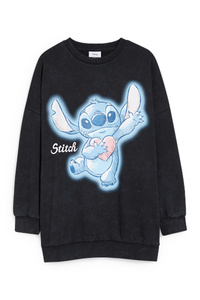 C&A CLOCKHOUSE-Sweatshirt-Lilo & Stitch, Schwarz, Größe: 46