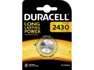DURACELL Specialty CR2430 Batterie, Lithium, 3 Volt 1 Stück