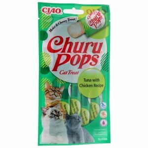 CIAO Katzensnack Churu Pops Thunfisch & Huhn, 4 Sticks