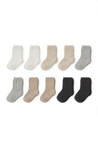 C&A Multipack 10er-Baby-Socken, Weiß, Größe: 18-20