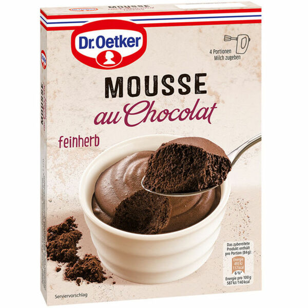 Bild 1 von Dr. Oetker 2 x Mousse au Chocolat feinherb