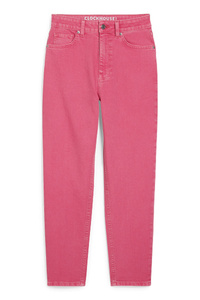 C&A CLOCKHOUSE-Mom Jeans-High Waist, Pink, Größe: 34