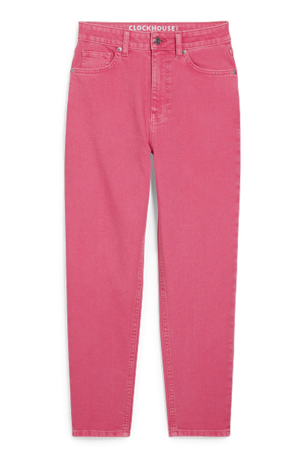 Bild 1 von C&A CLOCKHOUSE-Mom Jeans-High Waist, Pink, Größe: 34