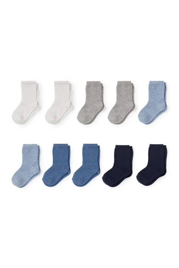 Bild 1 von C&A Multipack 10er-Baby-Socken, Blau, Größe: 15-17