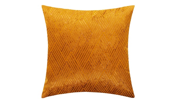 Bild 1 von como Kissen  Samt orange 100% Polyesterfüllung Dekokissen & Decken