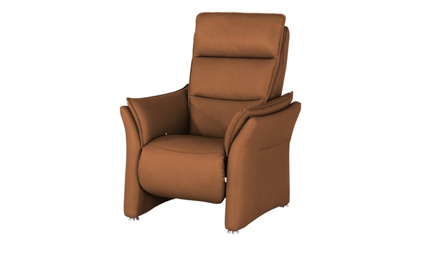 Bild 1 von Wohnwert Ledersessel mit Relaxfunktion  Corvina orange Polstermöbel