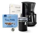 Bild 1 von Tchibo Filterkaffeemaschine »Let's Brew« inkl. Kaffeelot, Aromadose, Filterpapier und Feine Milde Kaffee