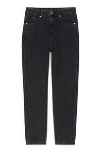 C&A Mom Jeans-High Waist-LYCRA®-mit recycelter Baumwolle, Grau, Größe: 34