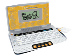 VTECH Schulstart Laptop E Kinderlerncomputer, Orange/Grau