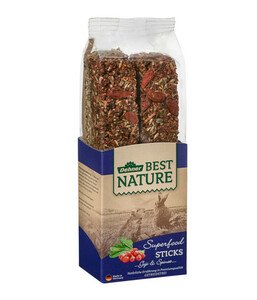Dehner Best Nature Nagersnack Superfood Sticks Goji & Spinat