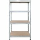 Bild 1 von Ar Shelving Schwerlast-Steckregal Rivet 180 cm x 90 cm x 45 cm 4 Böden Verzinkt