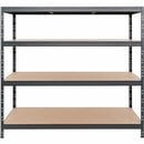 Bild 2 von Ar Shelving Schwerlast Steckregal Rivet XXL  180 x 200 x 60 cm 4B Anthrazit