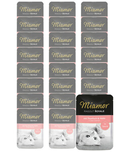 Miamor Nassfutter für Katzen Ragout Royale in Sauce, 22 x 100 g