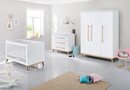Bild 1 von Pinolino® Babyzimmer-Komplettset »Riva«, (Set, 3-St), breit groß, mit Kinderbett, Schrank und Wickelkommode