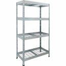 Bild 1 von Ar Shelving Rivet Wire Schwerlast-Steckregal mit Stahlgitter-Böden 180x90x45 4 B