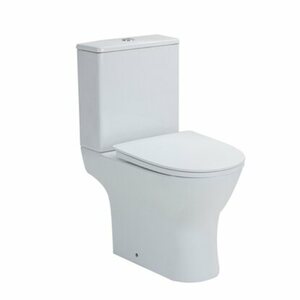 Verosan+ Stand-WC-Set Paros spülrandlos Weiß inkl. WC-Sitz und Spülkasten