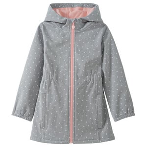 Mädchen Softshelljacke mit Herz-Print