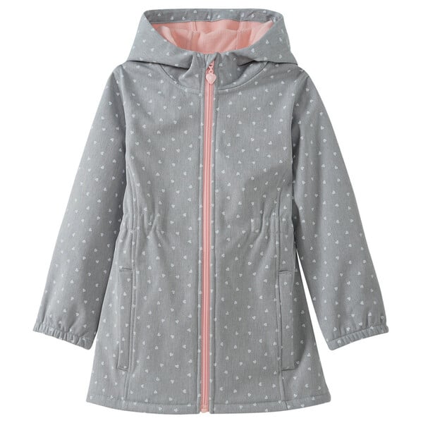 Bild 1 von Mädchen Softshelljacke mit Herz-Print