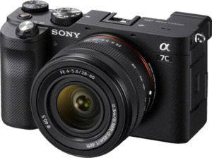 SONY Alpha 7C Kit (ILCE-7CL) Systemkamera mit Objektiv 28-60 mm, 7,6 cm Display Touchscreen, WLAN