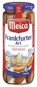 Meica Würstchen Frankfurter Art Im Zarten Saitling 6 x 55 g (250 g)