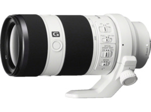 SONY SEL70200G 70 mm-200 mm f/4 G-Lens, OSS, ED, FRL, DMR, Circulare Blende (Objektiv für Sony E-Mount, Weiß)