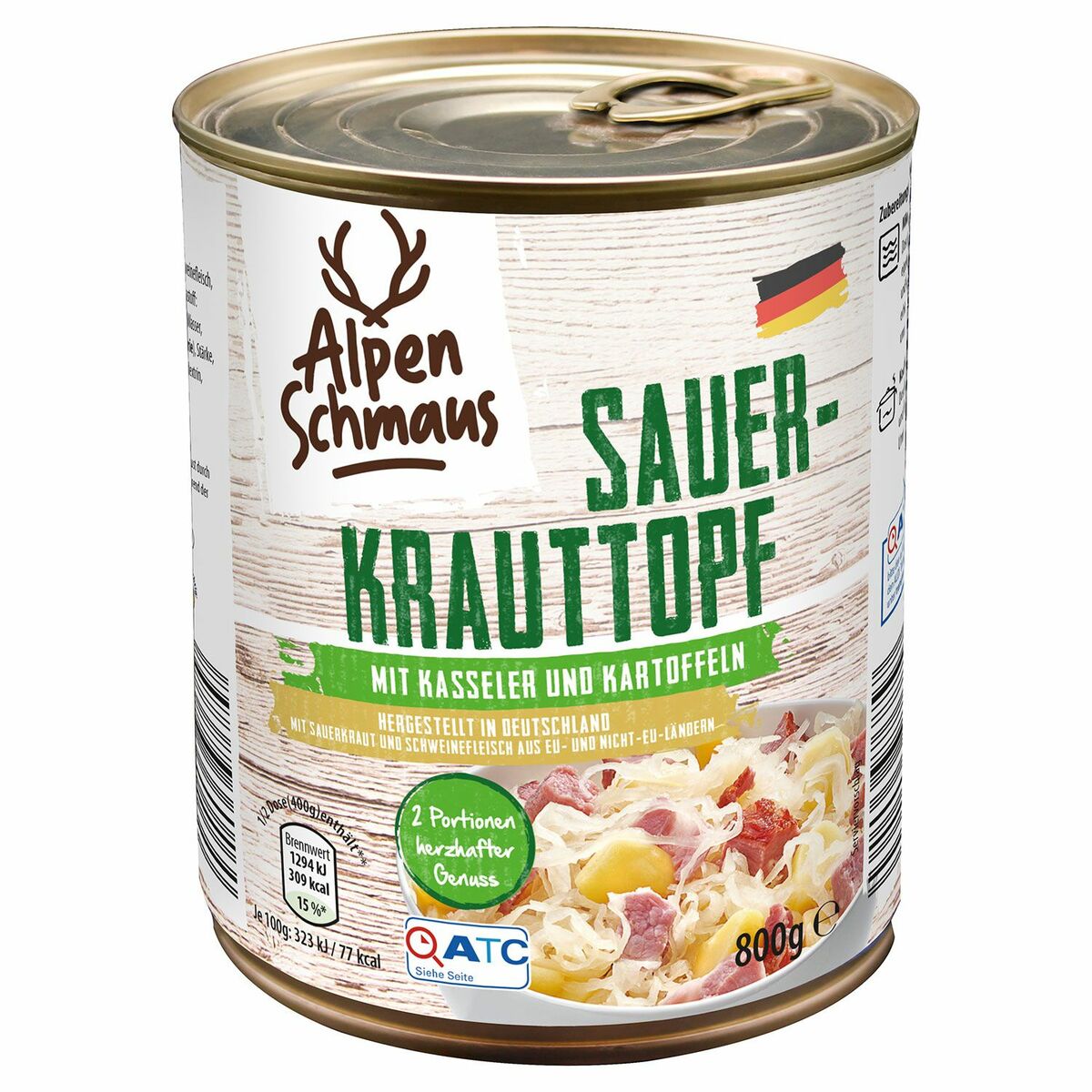 ALPENSCHMAUS Hüttengulasch oder Sauerkrauttopf 800 g von ALDI SÜD ansehen