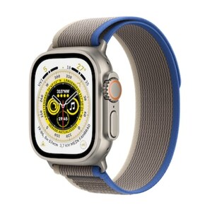 Apple Watch Ultra LTE 49mm Titanium Trail Loop blau/grau S/M