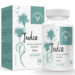 TUDCA ( Tauroursodeoxycholic Acid ) - Nahrungsergänzungsmittel für Leber - 1000mg pro Portion, Premium Qualität, hohe Absorption - 60 Kapseln
