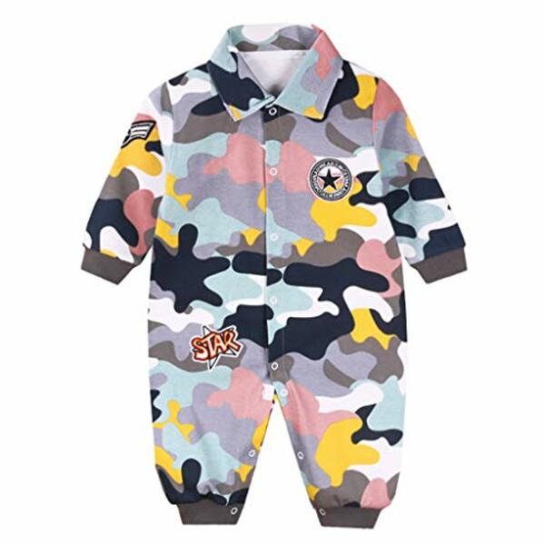 Bild 1 von Baby Strampler Spielanzug Jungen Mädchen Schlafanzug Baumwolle allgemeins Baby-Nachtwäsche, 6-9 Monate