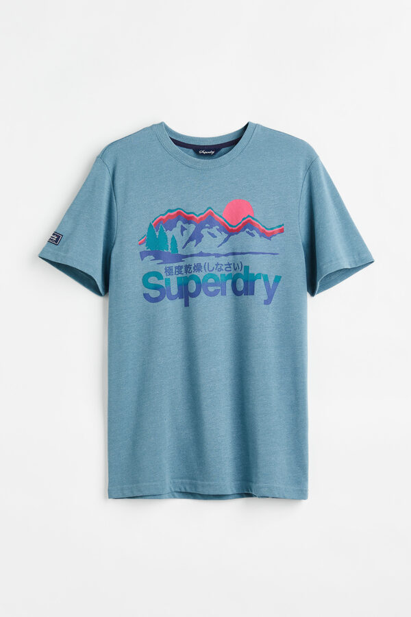 Bild 1 von Superdry Cl Great Outdoors Tee Hellblau, T-Shirt in Größe L. Farbe: Light blue