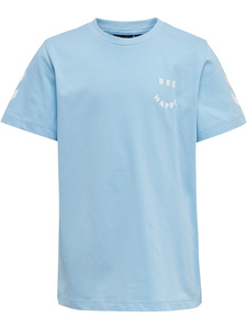 Hummel hmlOPTIMISM T-SHIRT S/S, T-Shirts & Tops in Größe 122. Farbe: Airy blue