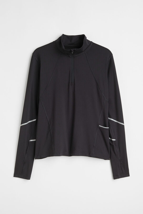 Bild 1 von H&M Schwarz, Sport – Pullover & Strickjacken in Größe 4XL. Farbe: Black