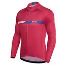 Bild 1 von ROTTO Herren Radtrikot Fahrradtrikot Langarm Rennrad Trikot Einfache Linien Serie