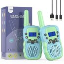 Bild 1 von Walkie Talkie Kinder, Bakoherp Walkie Talkie Aufladbar für 3-12 Jahre alte Kinder, Funkgerät Kinder Wiederaufladbar mit 8 Kanäle, LED Taschenlampe, VOX Funktion für Abenteuer, Camping, Wandern