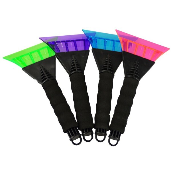 Bild 1 von LED Eiskratzer 13,5cm farbig sortiert Softgriff Reifschaber Scheibenkratzer