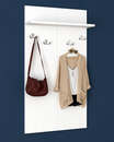 Bild 2 von VCM Holz Hakenleiste Wandgarderobe Garderobenleiste Wandpaneel Flur Garderobe Gados XS weiß