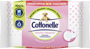 Cottonelle Sensitiv pflegend feuchtes Toilettenpapier, Maxi Pack