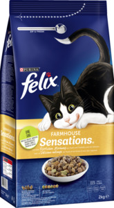 Felix Farmhouse Sensations® mit einer köstlichen Mischung aus Huhn, Truthahn & Gemüse