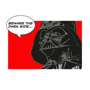 Komar Wandbild Star Wars Classic Comic Quote Vader Star Wars B/L: ca. 70x50 cm